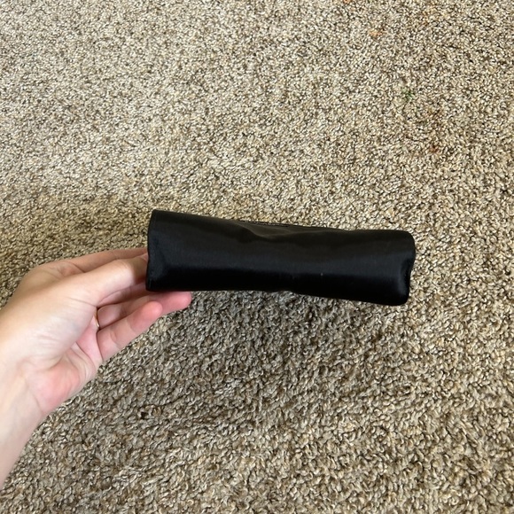 Kate Spade New York Sam Icon Cosmetic Case Black Nylon Travel Makeup Keys Bars - Picture 5 of 10